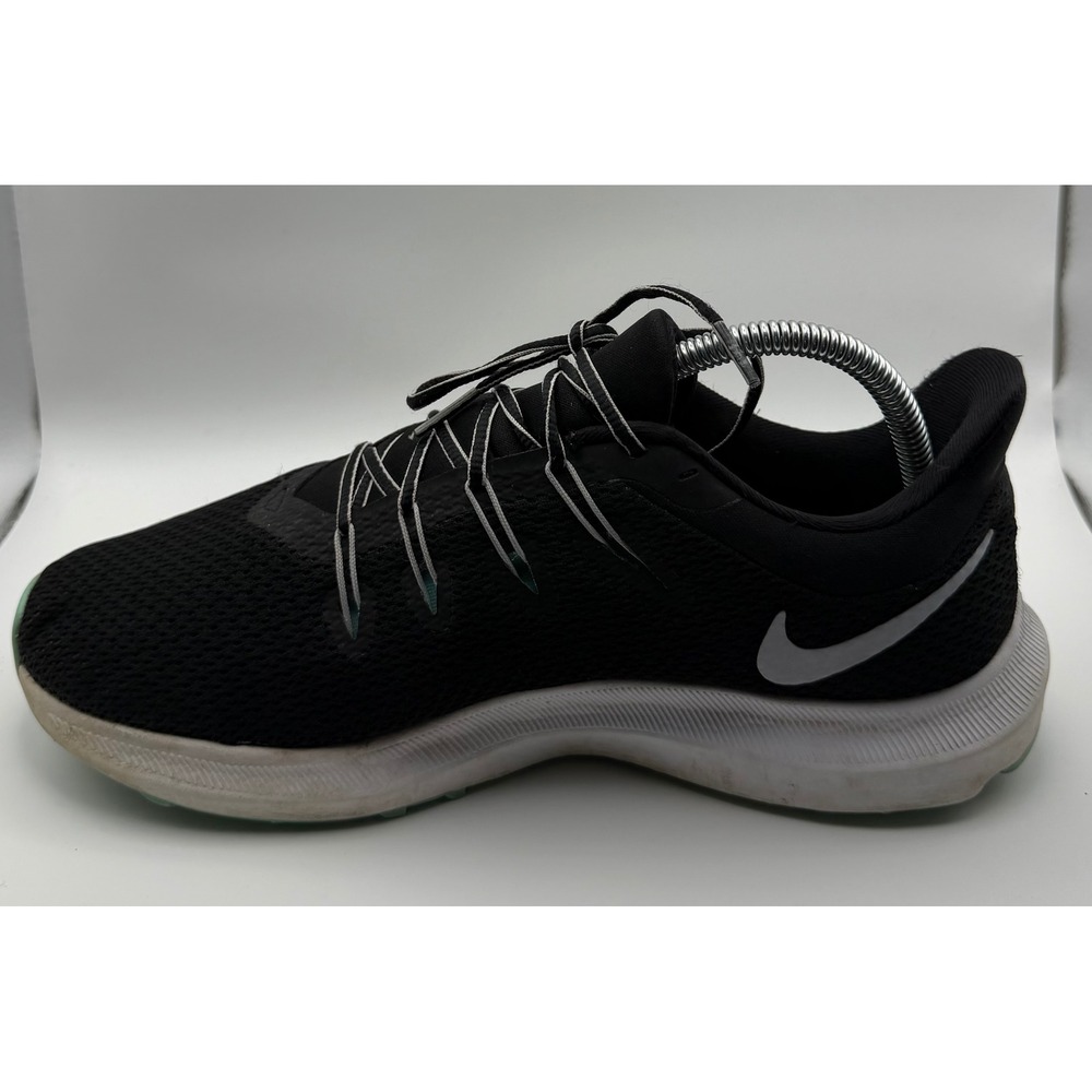 Nike Quest 3 Running Shoes Mens 10 Black White Good CI3803-002 Flywire Mesh